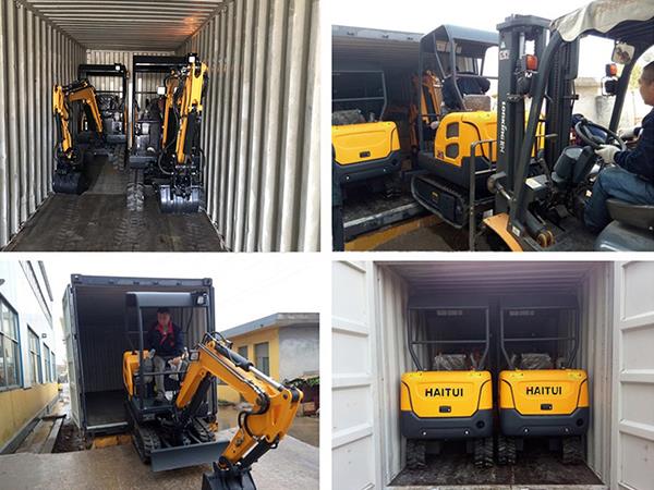 1,8 ton minigrävare laddning
